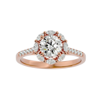 Esperanza Solitaire Halo Ring