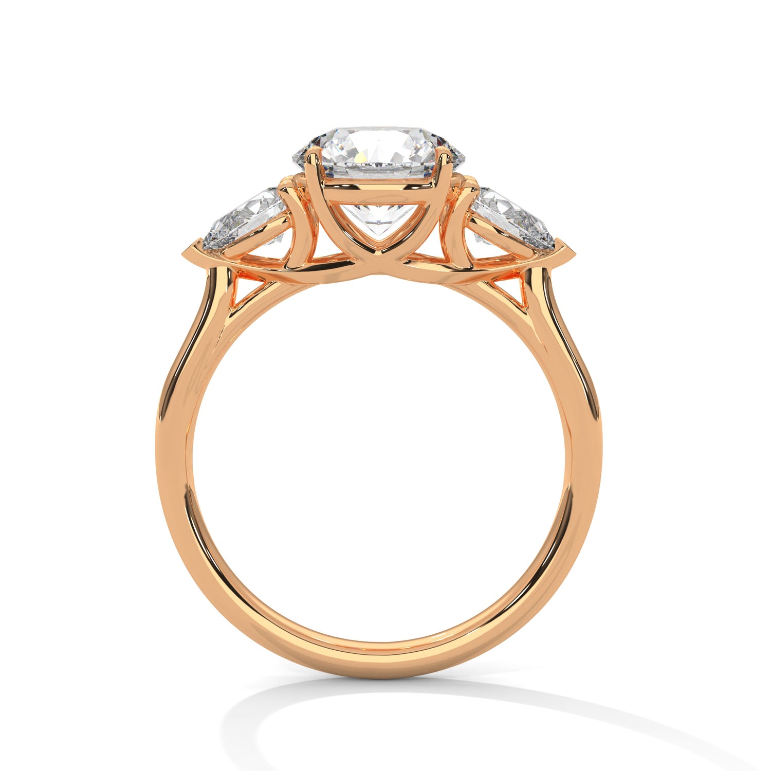 Zaniah Three Stone Ring