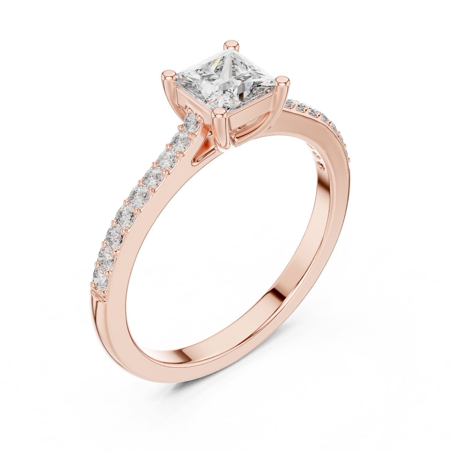 Arista Solitaire Ring
