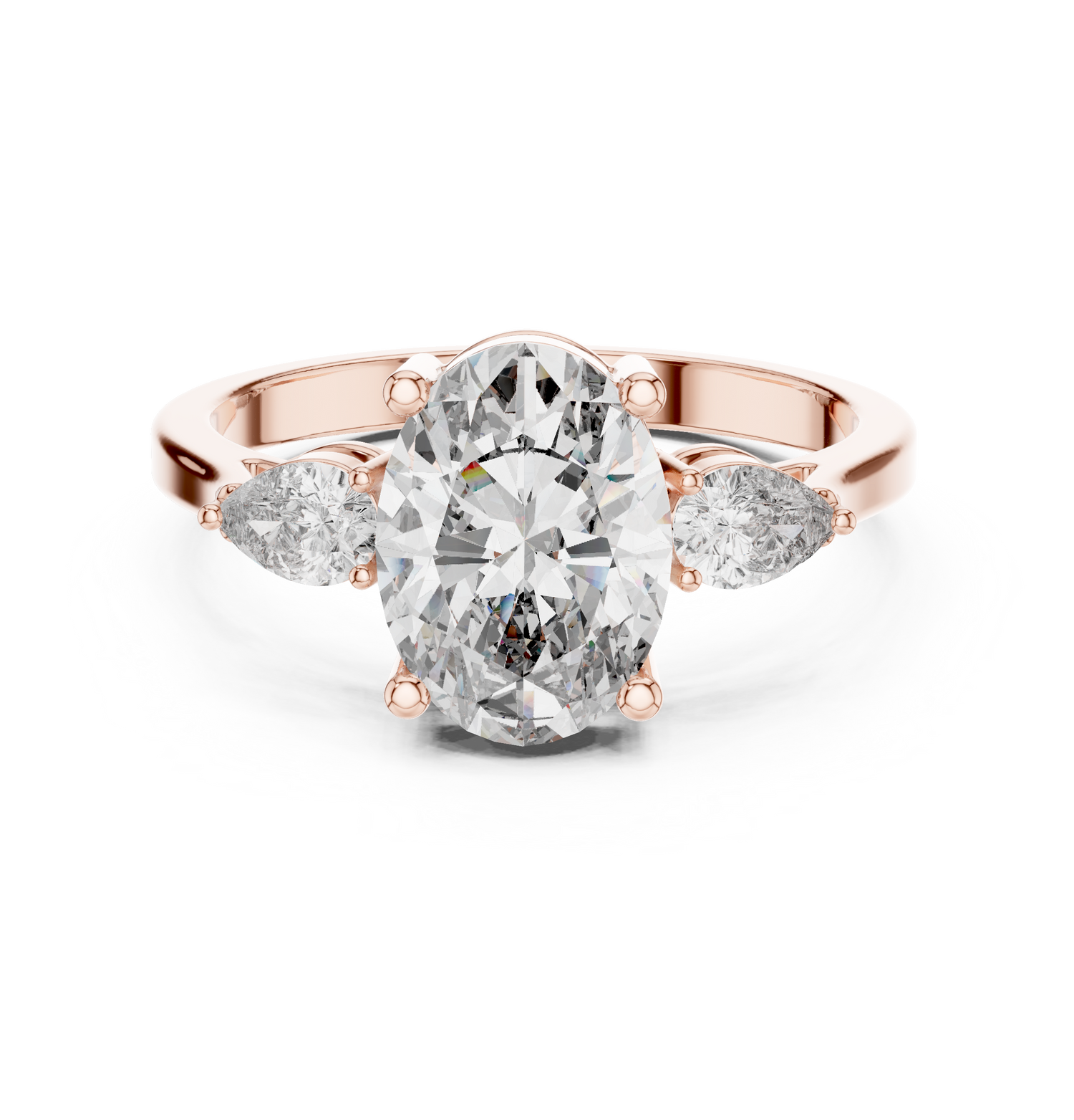 Amaris Three Stone Ring