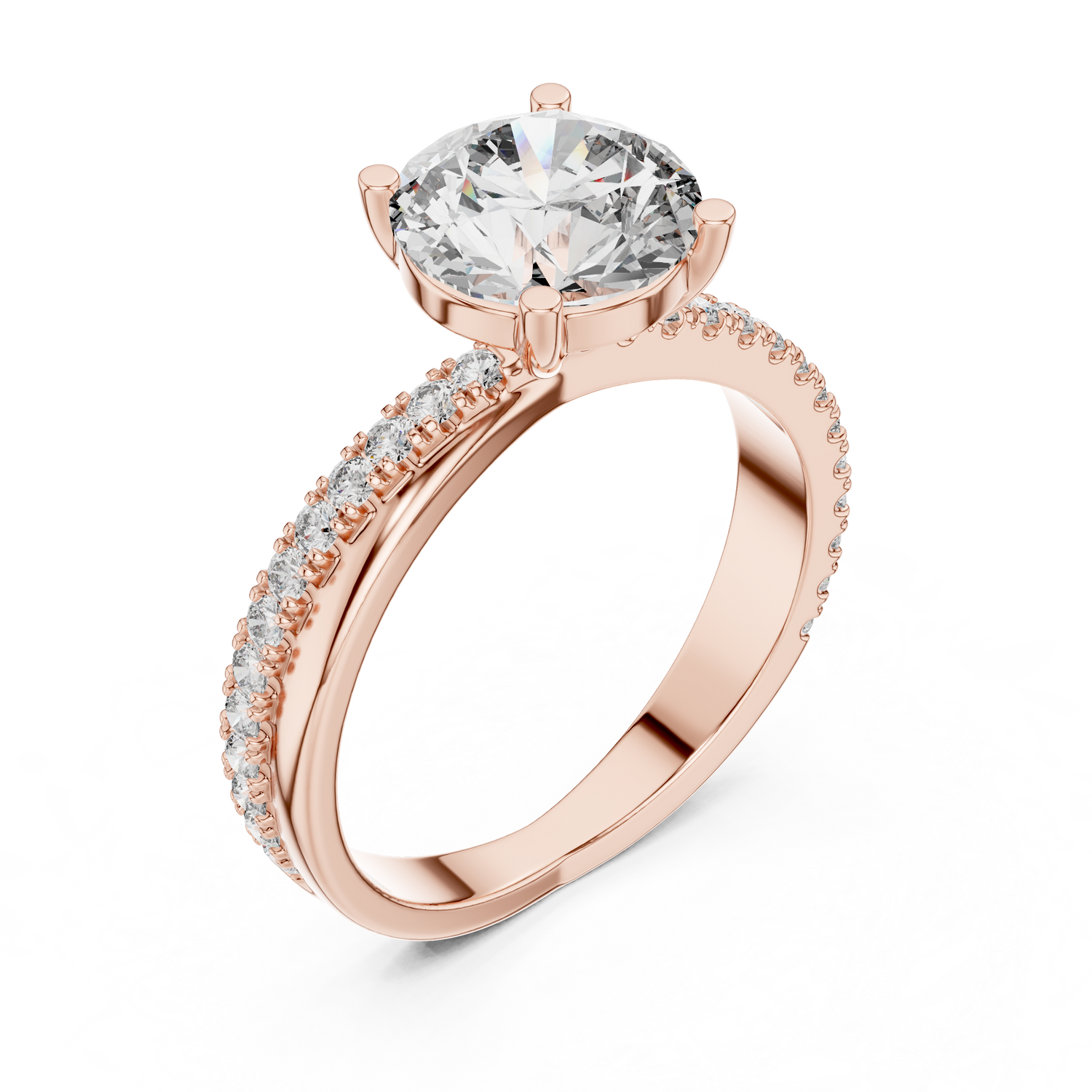 Omega Solitaire Ring