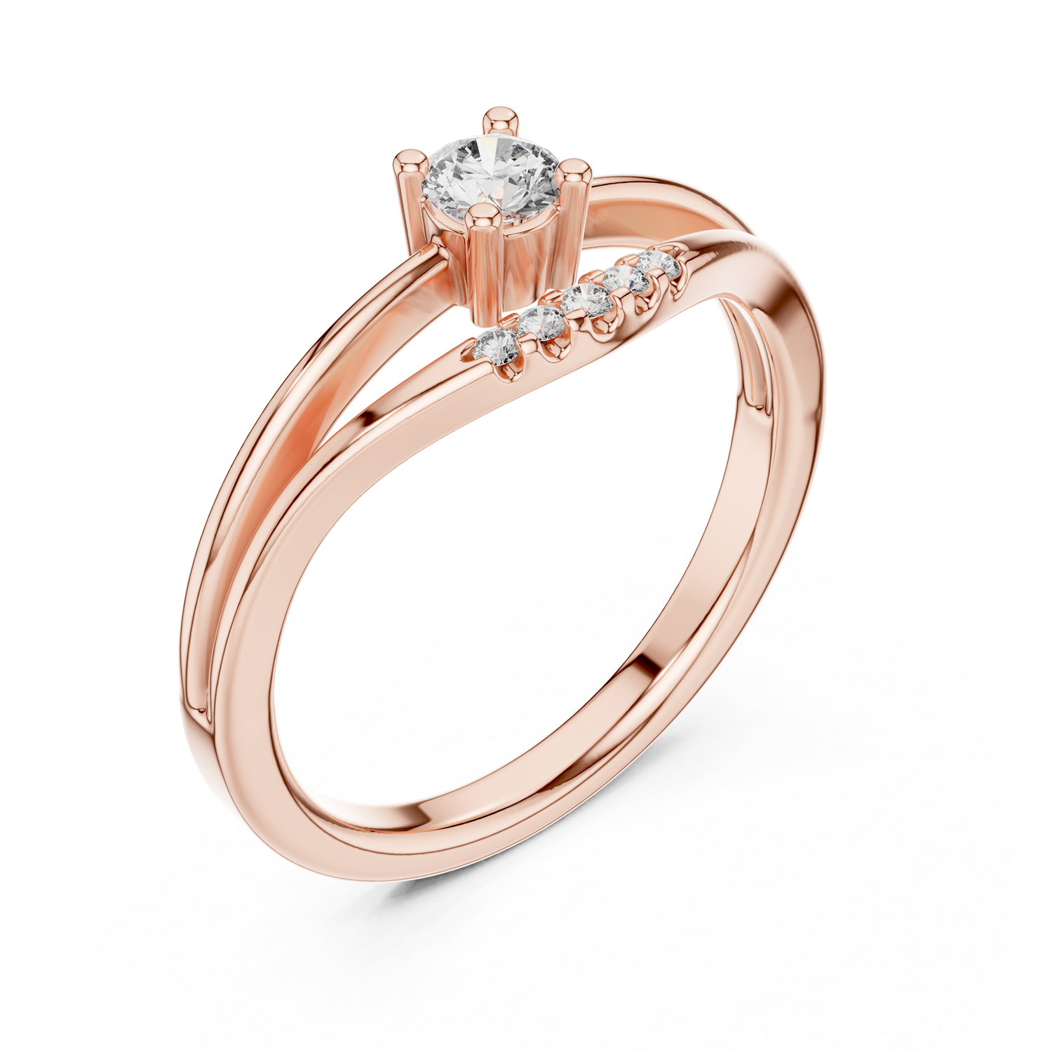 Lily Solitaire Ring
