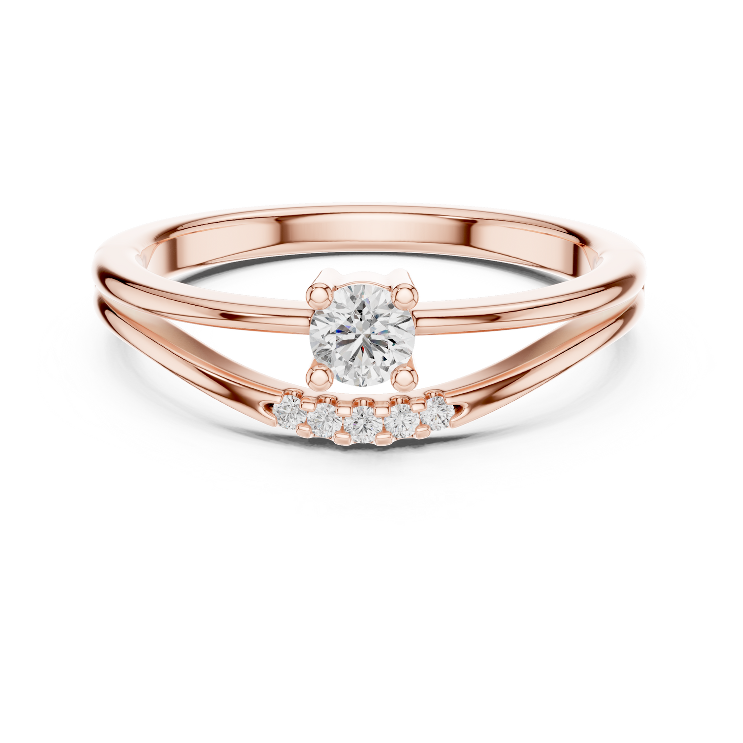Lily Solitaire Ring