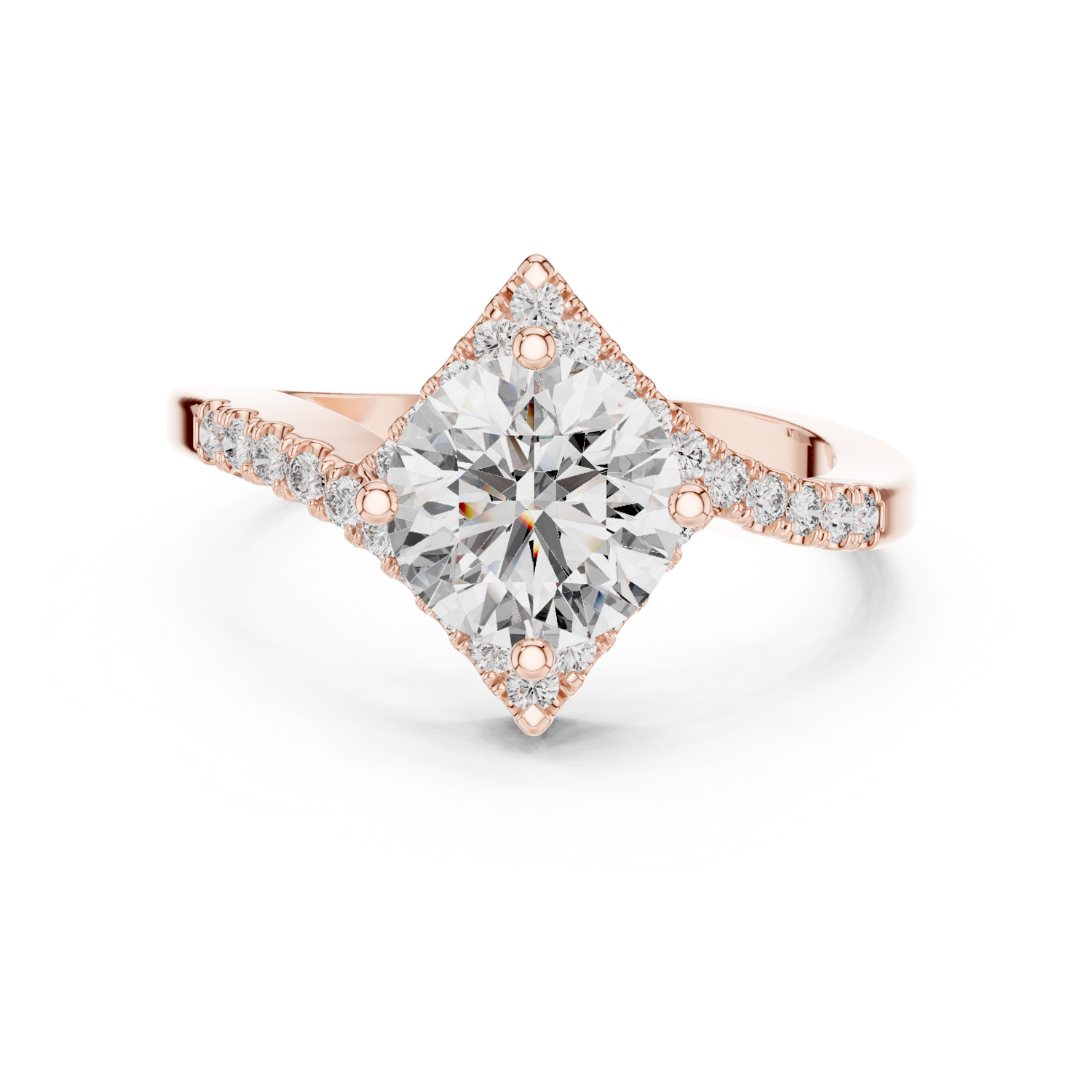 Flora Solitaire Ring