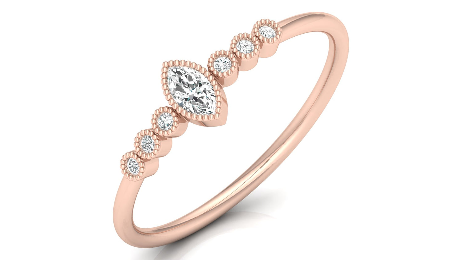Daisy Solitaire Band