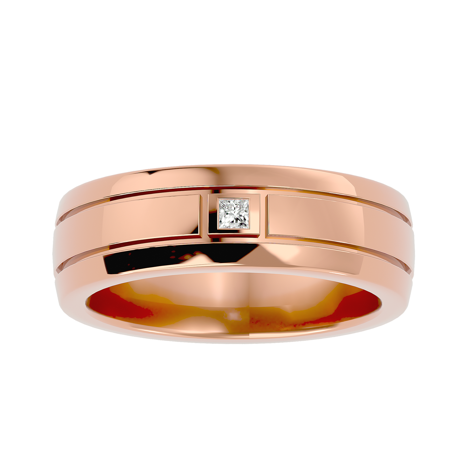 Angelica Mens Studded  Ring